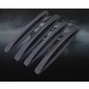 4 Pcs Car Door Edge Protection Anti Collision Strip Door Bumper Black