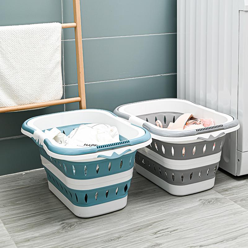 New Large Folding Dirty Clothing Basket for Household Use Wall Hanging Clothes Storage Basket Bathroom Laundry Basket Laundry Basket