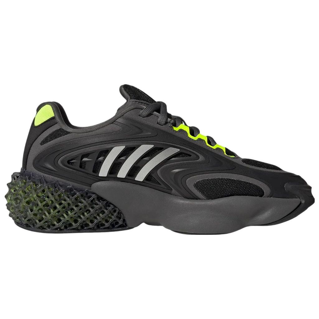 Adidas 4D Krazed Black Solar Yellow Unisex Sneakers Core-Black Silver-Metallic GX9595