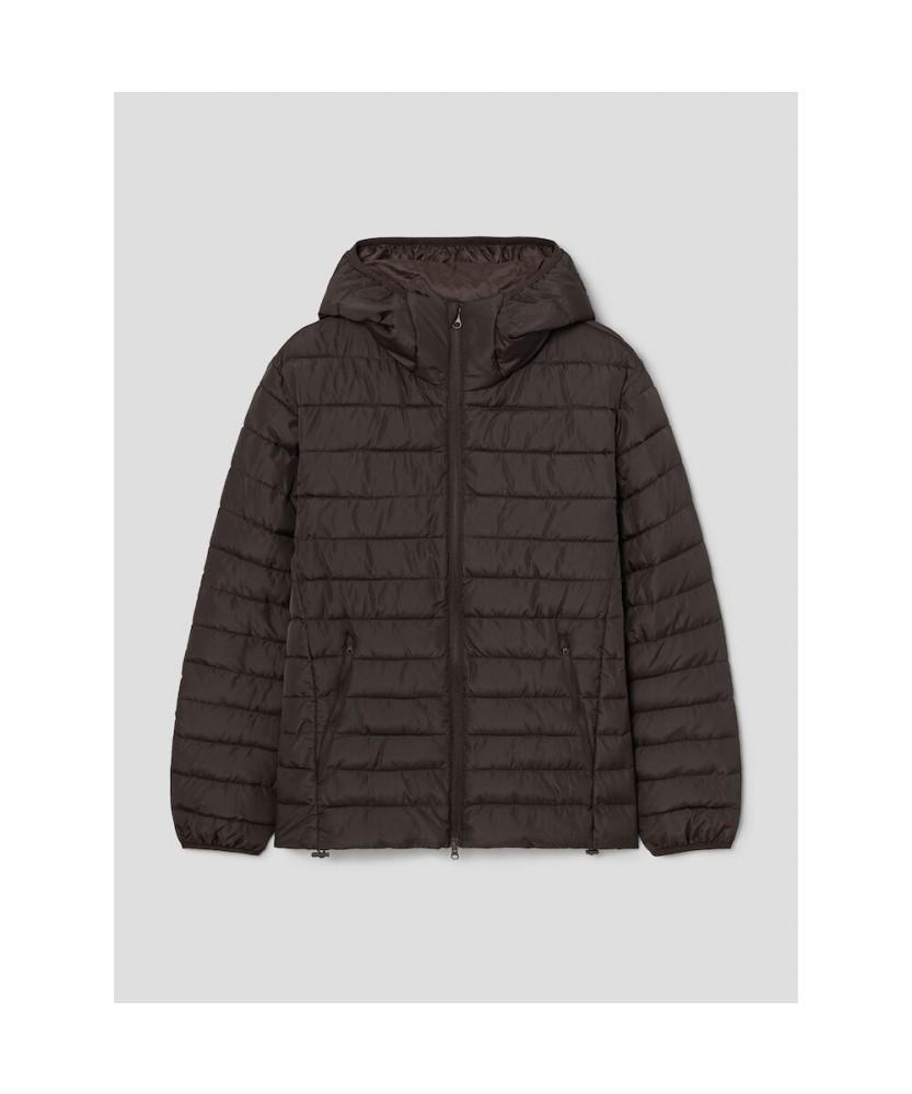 8Seconds Light Hooded Padded Jacket Brown