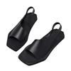 Fashion Outdoor Men's Slippers Simple Sandals For Men Leather Flip-flops Cool Mop Summer Beach Flats Casual Male Shoes Half Drag Shoe