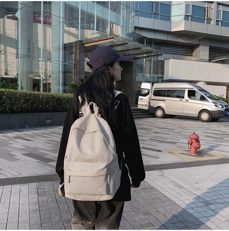 Large Capacity PU Leather Backpack - Unisex Casual Travel & College Bag