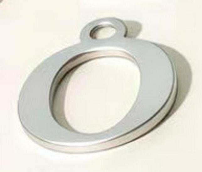 DIY Jewelry Accessories: 26 Alphabet Titanium Steel Pendants for Bracelets, Necklaces, Handmade Charms