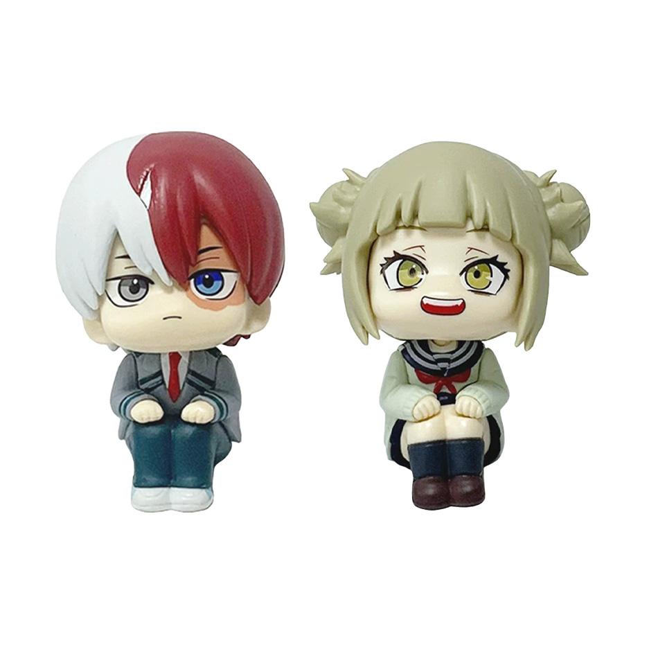 In Stock Anime My Hero Academia Q Versio Midoriya Izuku Bakugou Katsuki Ochaco Uraraka Anime Figure Toys for Kids Christmas Gift