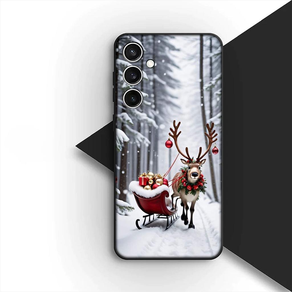 Deer Merry Christmas Tree Decoration Cover for Xiaomi Redmi Note 12 11 10 Pro 10A 10C 12C 13C Note12 12Pro Coque Phone Case