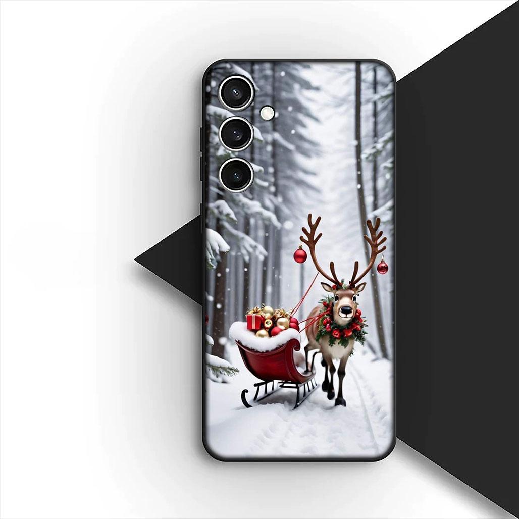 

Deer Merry Christmas Tree Decoration Cover for Xiaomi Redmi Note 14 13 Pro Plus ProPlus 14C A3 Pro+ 14Pro 5G Coque Phone Case Redmi Note 14 Pro+ 5G (Global)