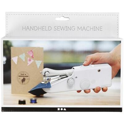 Tragbare Mini-Nähmaschine – Weiß – Ideal für mobiles Nähen – Kompakt – Einfach zu bedienen