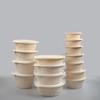 Disposable Corn Starch Round Bento Boxes with Lids