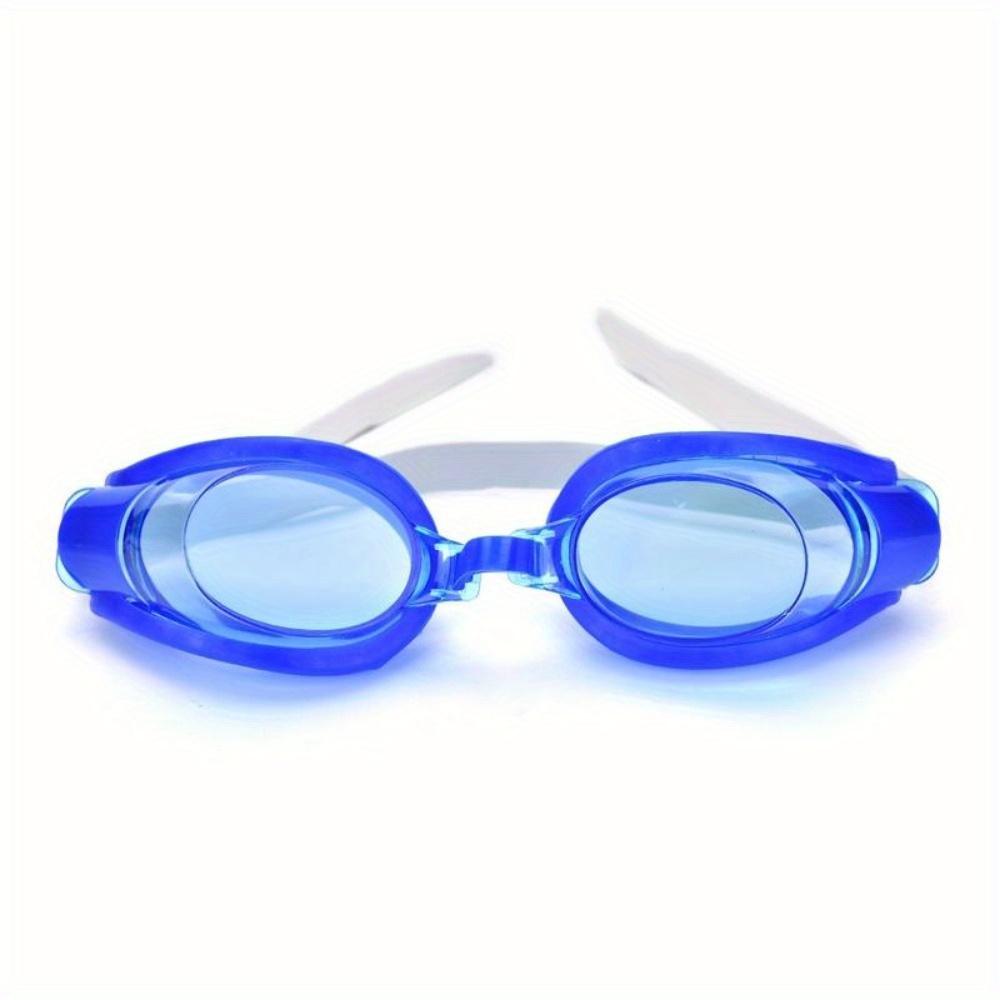 Schwimmbrille für Erwachsene, Sommer-Tauchbrille, Kunststoff-Gummi-Brille und Ohrstöpsel