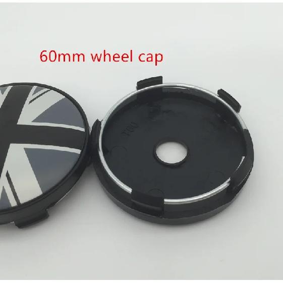 4pcs 56mm 60mm forMINI Car Emblem Wheel Hub Center Cap Badge Covers Sticker Decal Styling Accessories