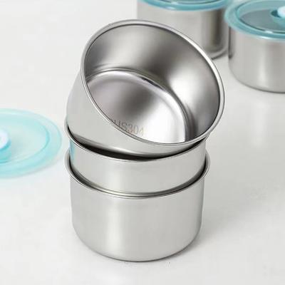 Edelstahl Kühlschrank Lagerung Box Gemüsefach Container Zutaten Box Versiegelt Box Küche Gericht Zutaten Verpackung Box