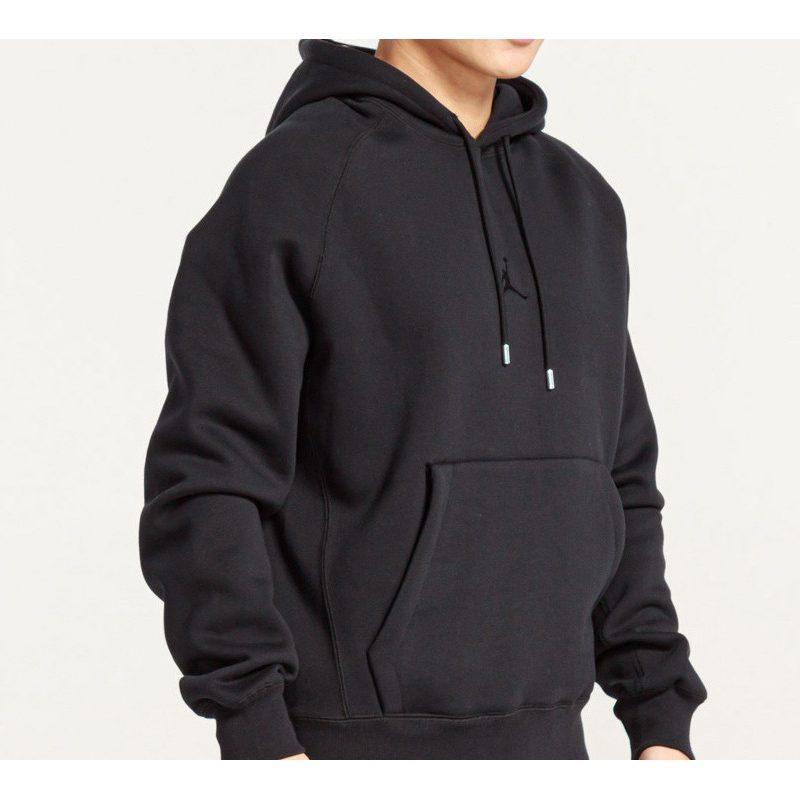Jordan Air Sweatshirts Men's Black Hooded Thickened Regular CD8727-010