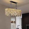 Luxury Nordic Lustre Crystal LED Chandelier Indoor Ceiling Pendant Light Villa Living Dining Room Bedroom Hanging Decor Lighting
