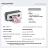 Phomemo Express Printer: Portable Wireless Thermal Label Maker, Inkless and Mobile Phone Compatible.