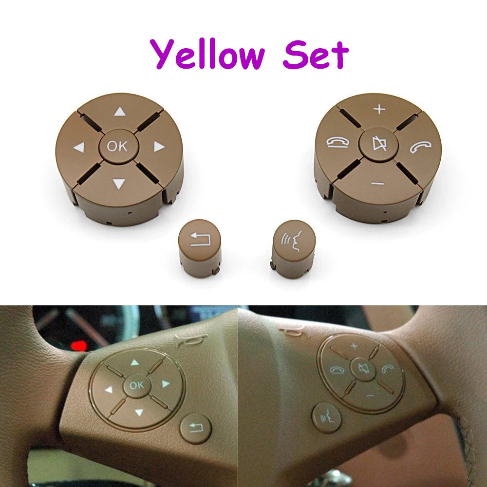 Car Multi-function Steering Wheel Switch Control Buttons For Mercedes Benz C E GLK Class W204 X204 W207 W212