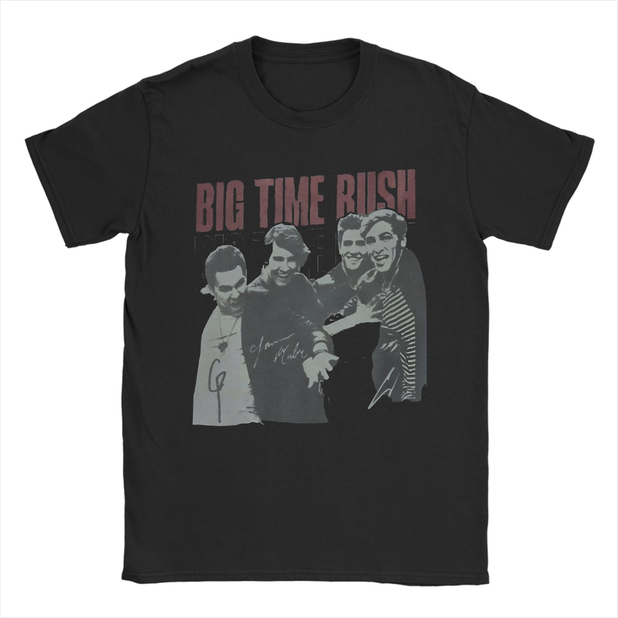

Mens Womens Big Time Rush Band In Real Life Worldwide Tour Member Band Face Shirt Pure Cotton Fashion T-Shirt Clothing Outfits 5XL різнокольоровий