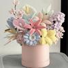 DIY Chenille Stem Bouquet Kit: Handmade Sunflower & Rose Gift for Friends