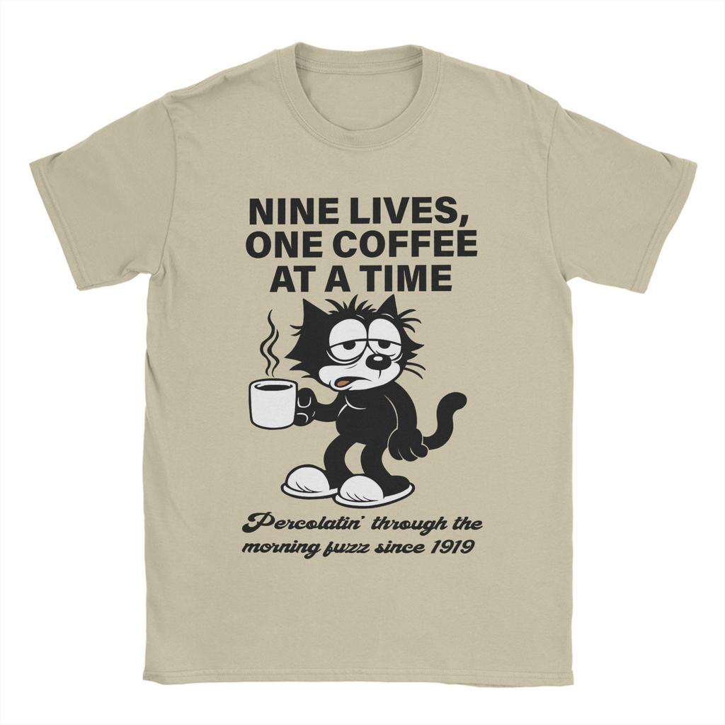 T-shirt à Manches Courtes Imprimé Graphique pour Hommes Femmes F-Felix le Chat Dessin Animé 100% Coton Vêtements T-shirts