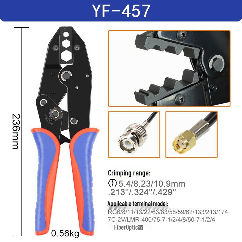 YF Series Cold Press Terminal Crimping Pliers for Copper Lug and Plug Terminal