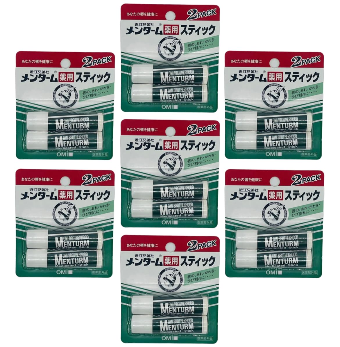 

Menturm Medicated Stick Menturm Lip 8g Omi Brotherhood 7 Sets