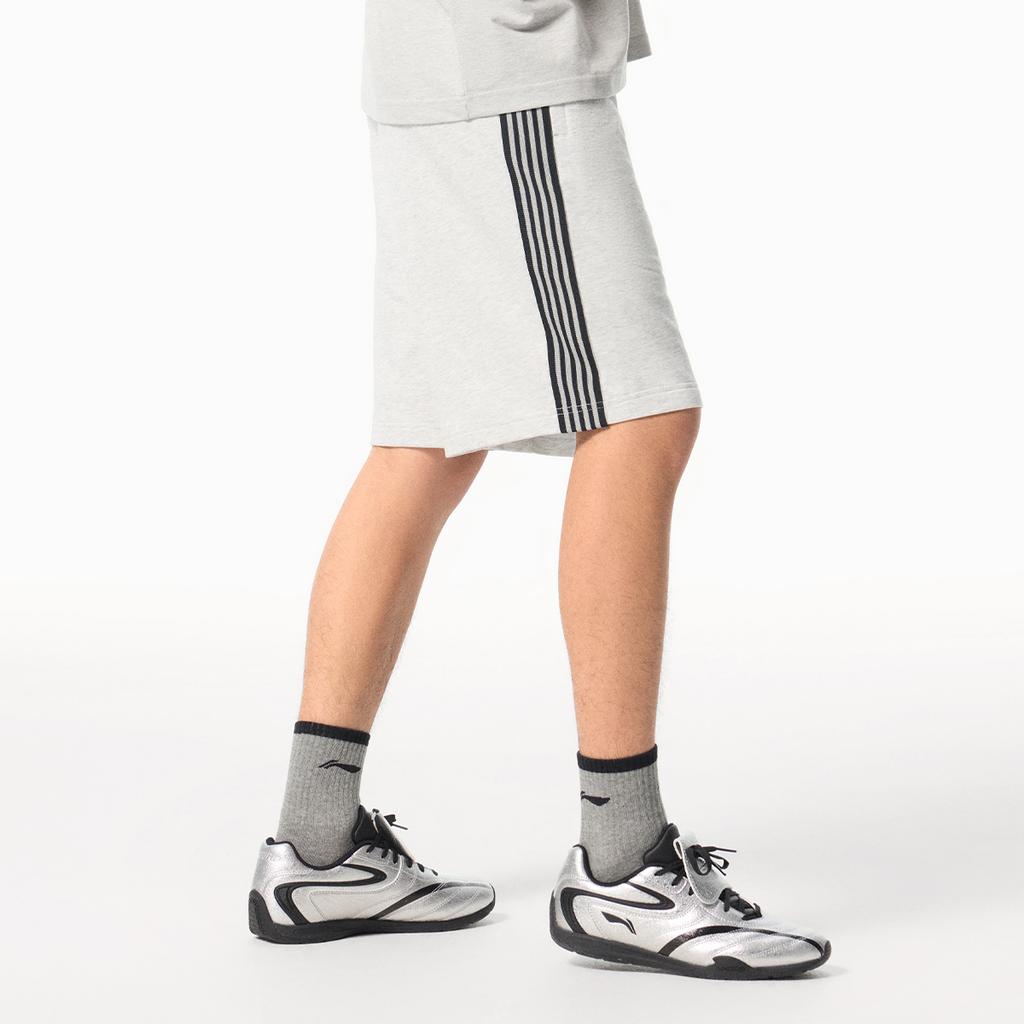 Li-Ning Striped Minimalist Versatile Soft Casual Five-Point Shorts Men Shorts AKSW227-4