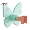 Bathroom Shower Accessory Butterfly Head Holder, Wall Mounted Self-adhesive Handheld Hands Free Holder Bracket, Universal Adjustment Waterproof