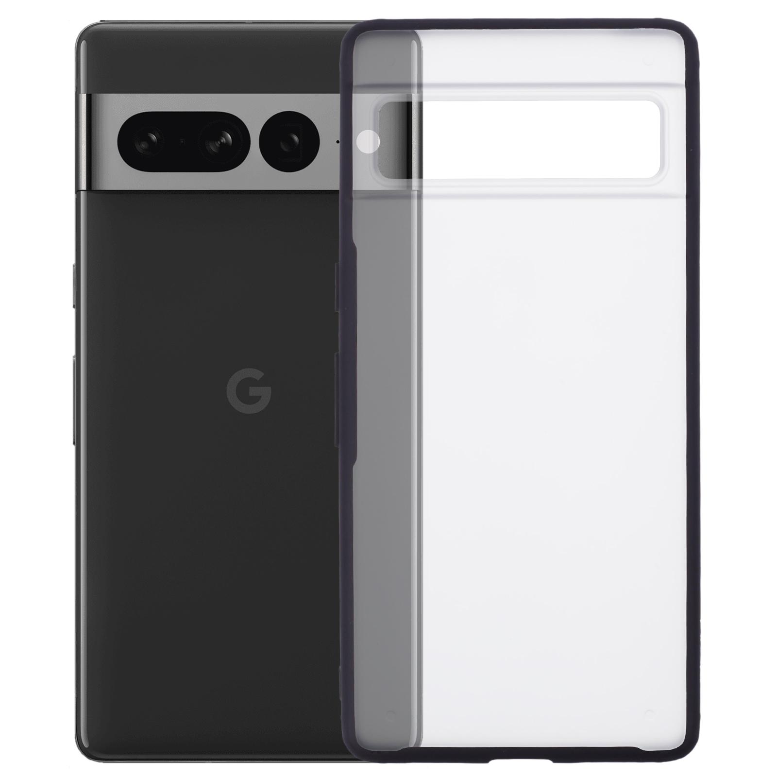 

X-LEVEL For Google Pixel 7 Pro 5G Matte Case Shockproof PC+TPU Phone Cover Black