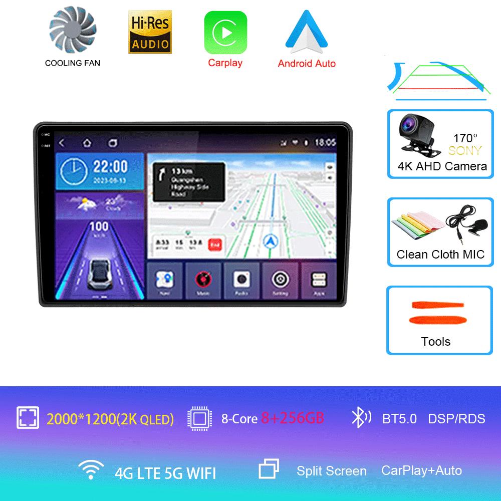 Car Radio Android14 For Volkswagen VW Golf 4 IV Jetta MK4 Classics Multimedia Player Stereo Carplay GPS Stereo 2din DVD