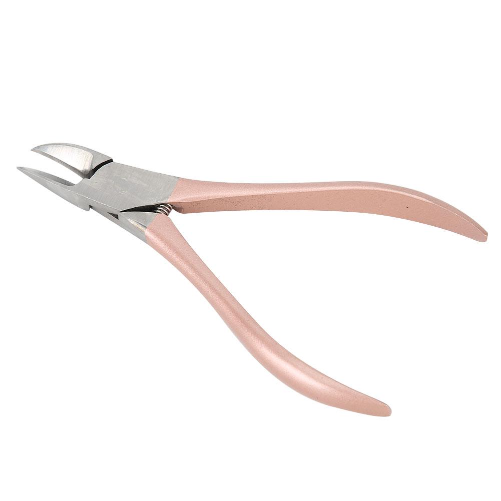 Ingrown Nail Clippers Dead Skin Removal Scissor Stainless Steel Pedicure ToolRose Gold