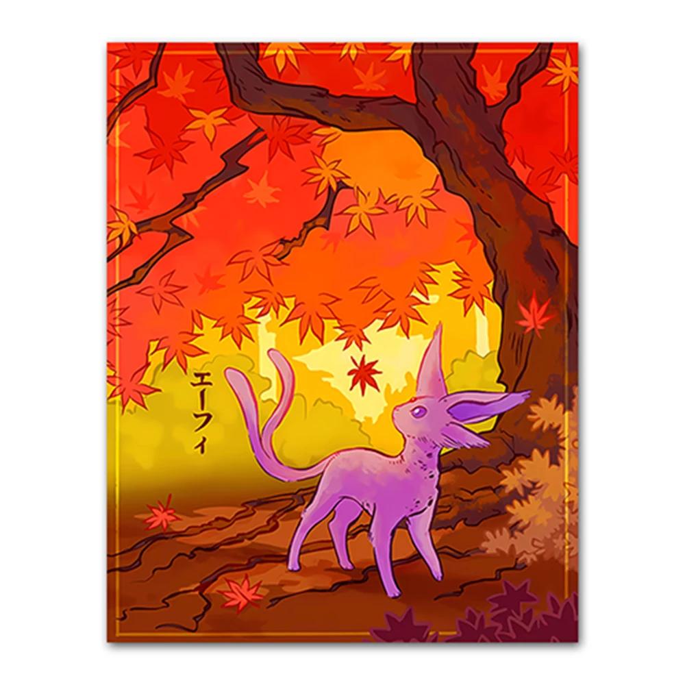 Pokemon Çevre Birimleri Pikachu Gyarados Squirtle Charmander Tuval Tablo Anime Duvar Sanatı Baskıları Oturma Odası Dekorasyonu Posterler