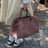 Niche handtas tas dames nieuwe herfst- en wintertextuur grote capaciteit woon-werkverkeer retro matte draagtas