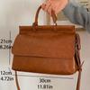 Summer Women's Messenger Bag  Large Capacity Shoulder Bag Fashiable Design Handbag Vintage Postman Bag Commuting Bag