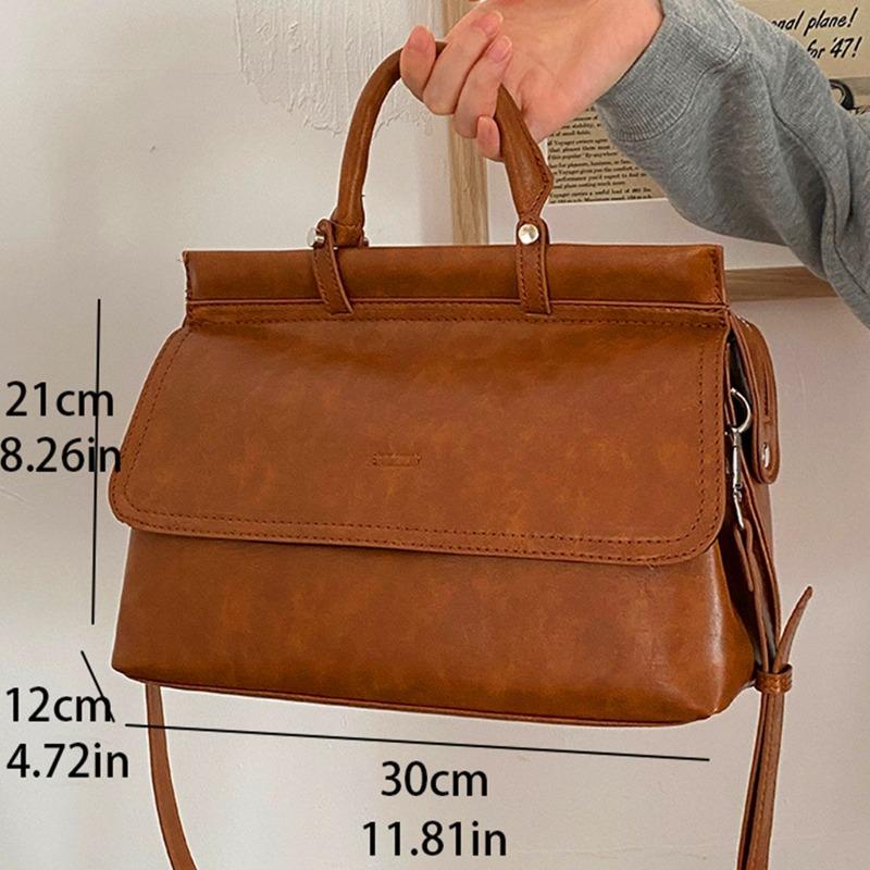 Summer Women's Messenger Bag  Large Capacity Shoulder Bag Fashiable Design Handbag Vintage Postman Bag Commuting Bag