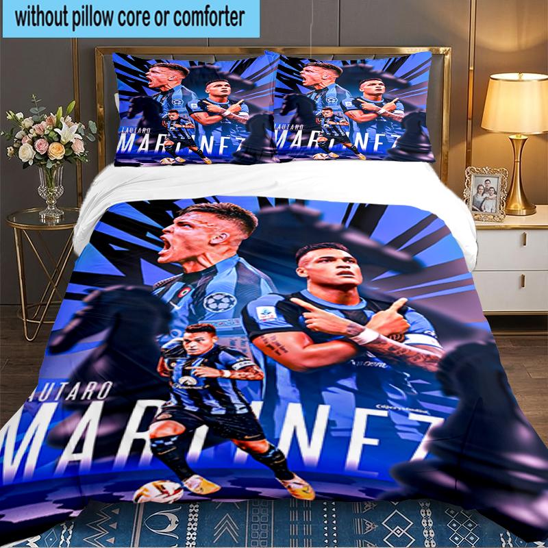 3PCS Energy Style In Sports Martinez Bedding set,Ideal for1pc Duvet Cover And 2pcs Pillowcases Perfect for Christmas gift,Ideal for Bedroom,Dormitory
