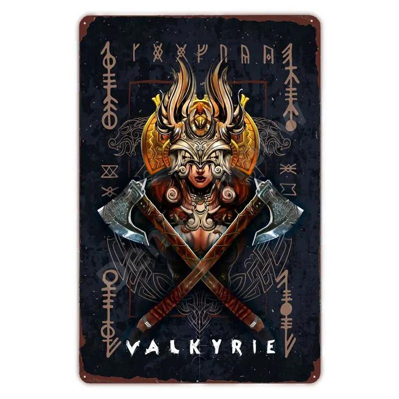 

Nordic World Fenrir Wall Art Poster, Thor Retro Plaque, Metal Tin Sign, Sage Odins, Home Decor, Kid s Room, Club, Gift 20x30cm（7.8x11.8inch）