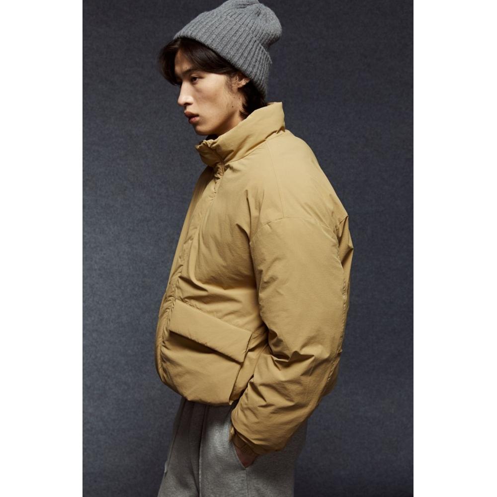 

Куртка-пуховик HM свободного кроя, темно-бежевого цвета S