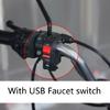 Motorcycle Handlebar On Off Push Button With USB Charger Headlamp Control Switch