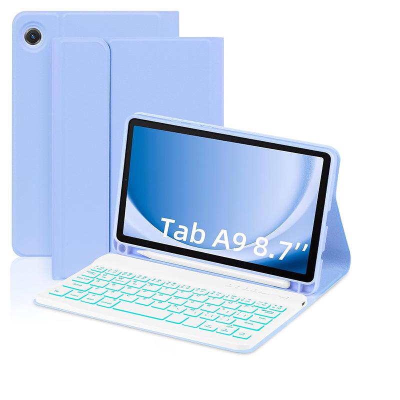 2025 Samsung Tab S 11-Inch Backlit Bluetooth Keyboard Case with Detachable Magnetic Shell