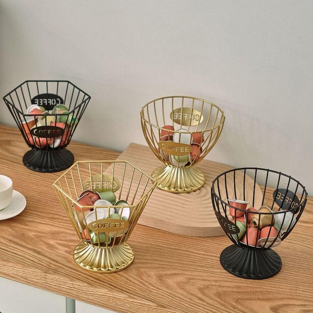 Large Capacity Coffee Pod Holder Irregular Shape Coffee Pod Coffee Capsule Holder Home Decoration Storage Cup