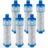 Replacement Water Purification Set of Compatible with and Water High Chlorine Removal JF-21 Cartridges, 6, All-in-One Tap, JF-20 JF-22 Purifiers,