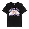 Chlamydia Survivor T Shirt Funny Cat Meme 100 Cotton Tshirt Man Woman Loose Casual ONeck Unisex Simple Breathable Tops