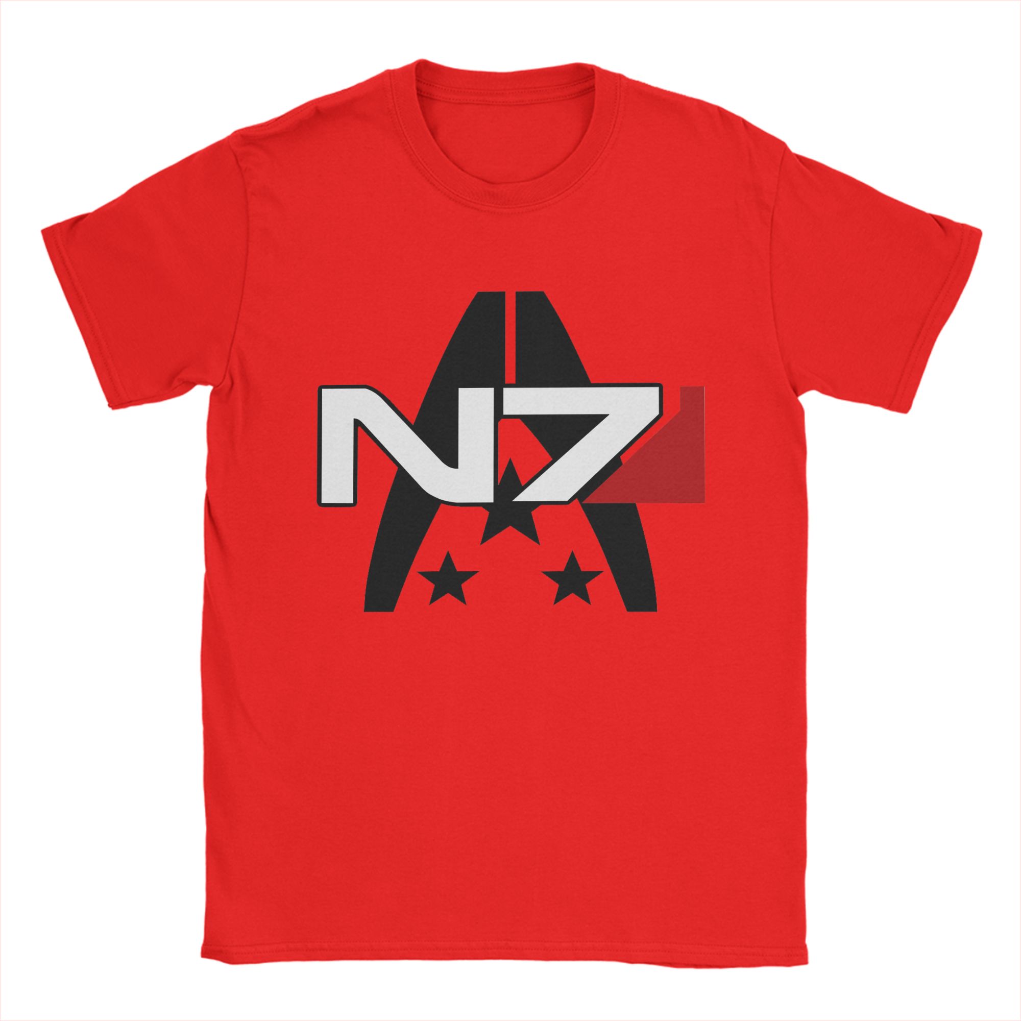 

Mass Effect N7 Cotton T Shirt For Man Summer Vintage TShirts Leisure Tees Plus Size Dropshipping Tops S