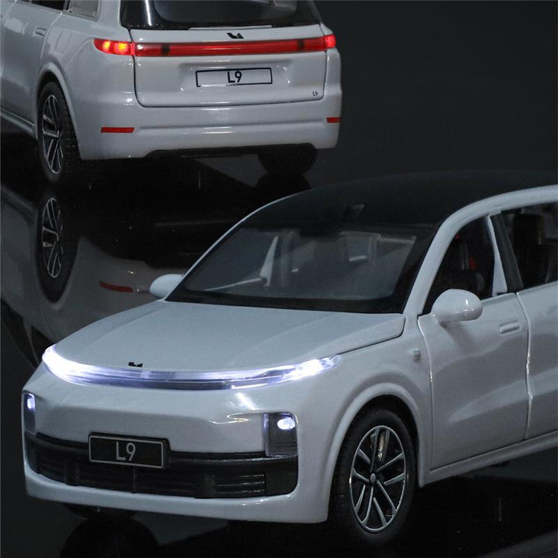 1:32 führendes IDEAL L9 2025 Legierung Elektroauto Modell Druckguss Metall Neue Energie Auto Modell Sound Licht Simulation Kinder Geschenk