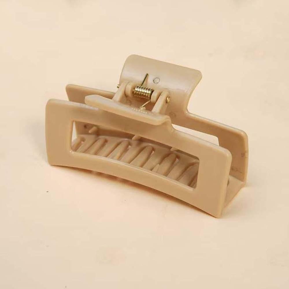 Korean Style Silicone Shark Clip Safe Straight Line Shaped Hair Claw Gifts