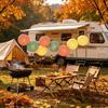 Rot Grün Gelb karierte Papierlaterne Karomuster Kariert Hängende Große Runde Laterne für Geburtstag Junggesellinnenabschied Outdoor Camping Dekoration