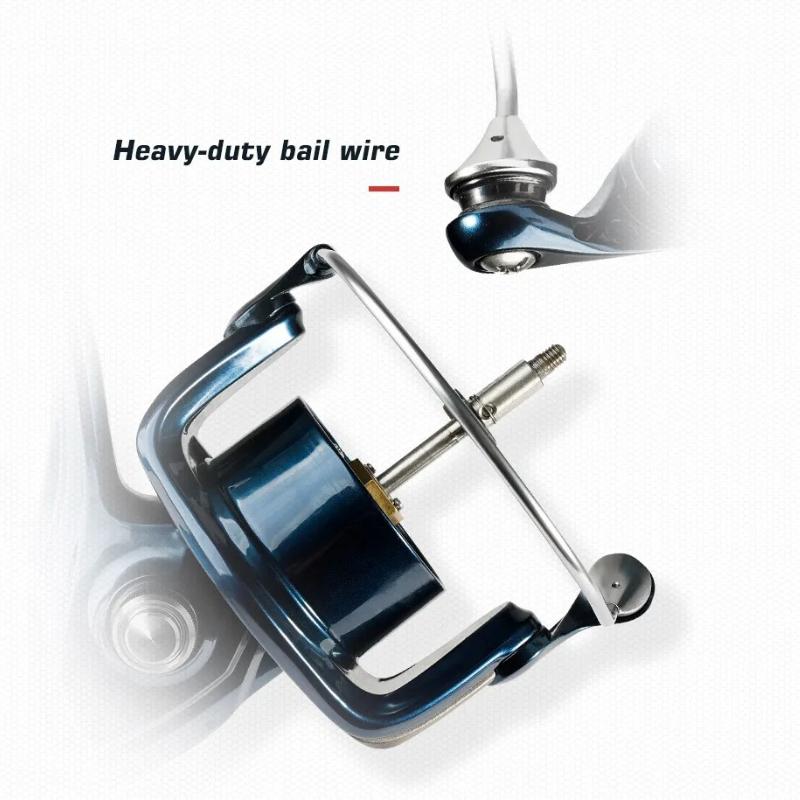 Metal Spinning Reel for Sea Fishing Boats and Fishing Boats Spinning Fishing Reel Max Drag 25kg 5.2:1 8+1 Aluminum Saltwater Spinning Fishing Reels