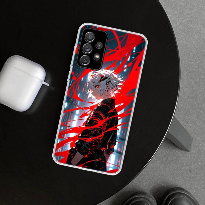 Ghoul Tokyo Touka Kirishima Phone Case Cover for Samsung Galaxy A12 A22 A32 A52 A72 A02S A51 A50S A31 A20S A10S Note 20 Ultra 10