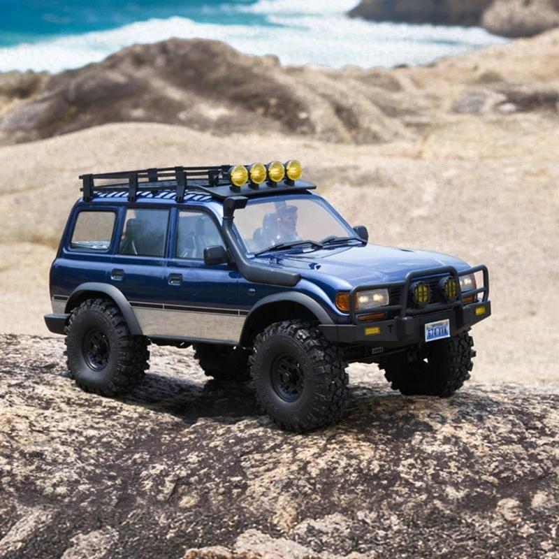 1/10 FCX10 FCX18 LC80 PRO Land Cruiser Brushless RC Crawler 4WD Brushless Toyota LC80 Simulation Crossing Climbing Car Model