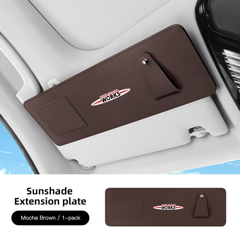 For BMW  LCV62026New Napa Leather Car Sunshade  Holder Valve Cap Decoration For BMW X1 X2 X3 X5 X4 X6 X7 iX3 F20 F10 F07 E70 E46 E90 E92 E60