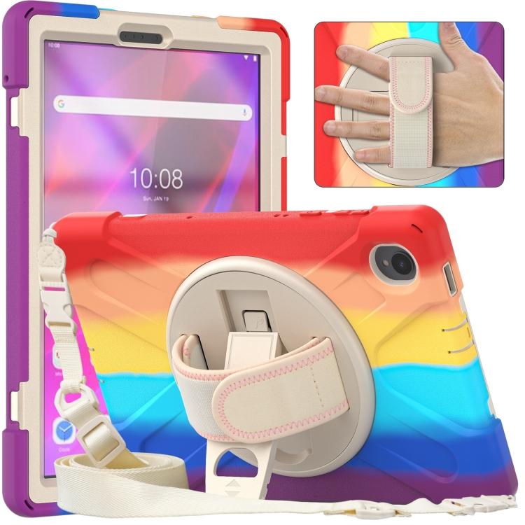 Für Lenovo Tab K10 / M10 Plus Silikon + PC-Schutzhülle für Tablet(Schwarz)